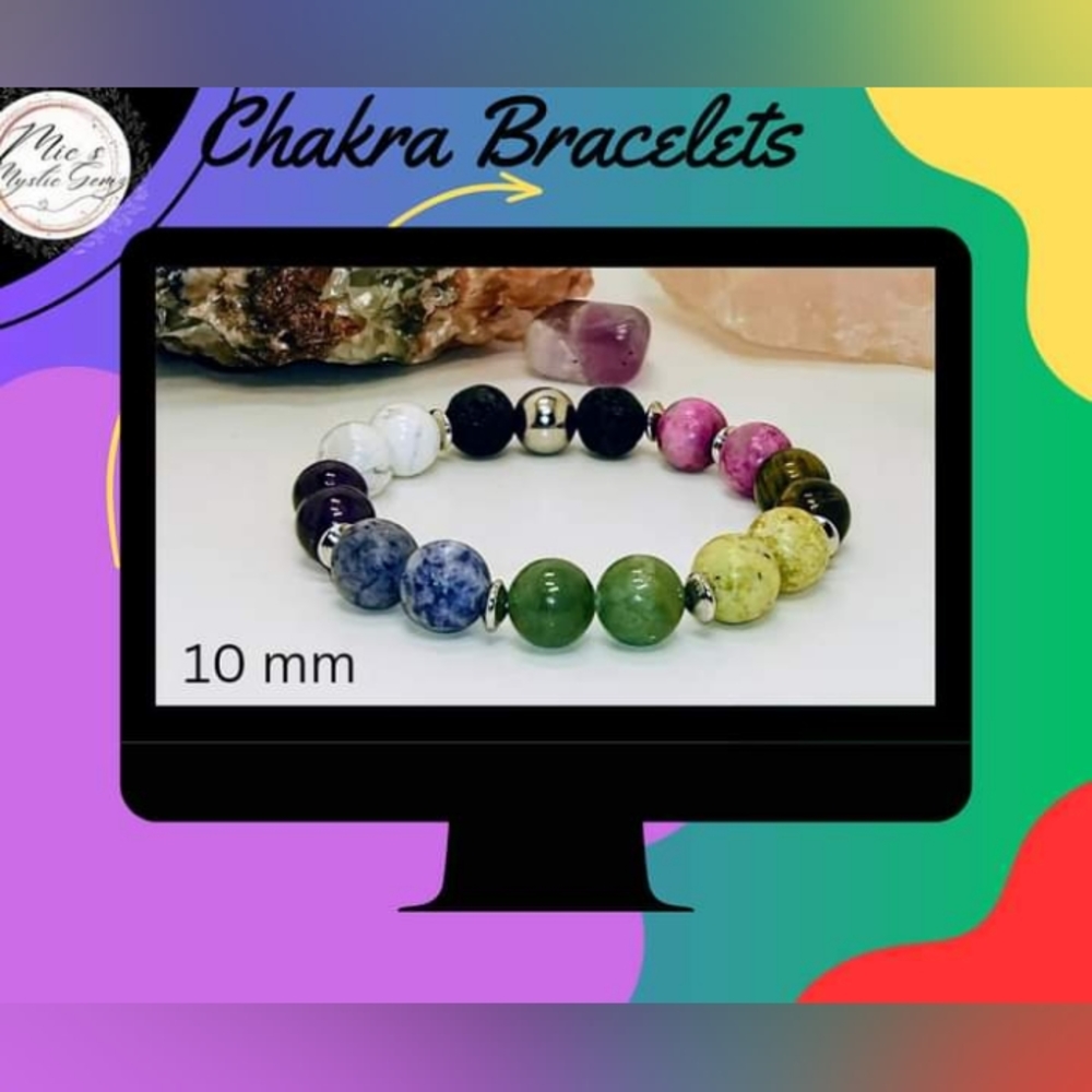 🪷Seven Charka bracelet